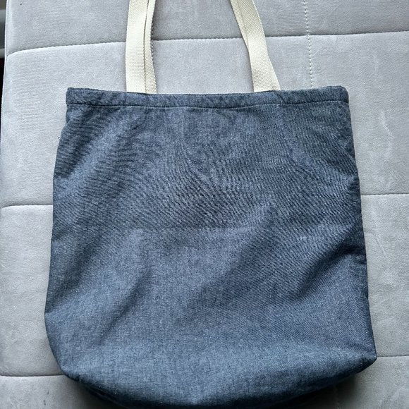 Denim Tote Bag - Picture 1 of 4